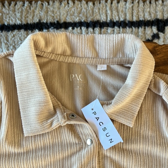 PacSun snap button up collared long sleeve - Picture 5 of 6
